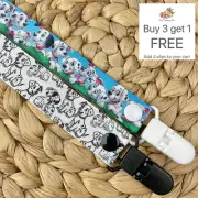 Dummy Clip - Pacifier Chain - Binky Band - Soother Holder - Dummie - Dalmatians