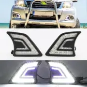 DRL For Toyota Hilux Vigo 2011 - 2014 LED Daytime Running Light Car Fog Day Lamp (for: Toyota)