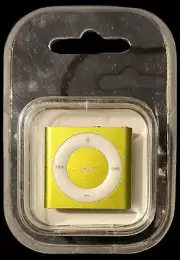 NEW Apple iPod Shuffle 4th Gen 2GB ME129LL/A A1373 Yellow Green Plastic Shell