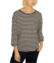 Sanctuary Clothing Womens Emmett Linen Basic T-Shirt