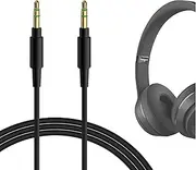 Geekria Audio Cable Compatible with Beats Studio Pro/3/2, Solo 4/3/2, Executive, Pro, Mixr Headphones Cable, 1/8" (3.5mm) to 3.5mm Replacement Stereo Cord (4 ft/1.2 m)