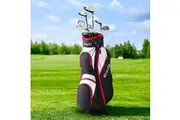 Everfit Golf Clubs Set Men Right Handed Golf Wedges Alloy Driver Golf Stand Bag