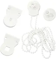 2 Sets Curtain Accessories Grey Blinds for Curtain Weights for Transparent Roller Blind Roman Blind Clips Roman Blind p Clip Blind Repair Clip Convenient Chain Screw Cord White Pom