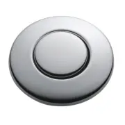 Garbage Disposal Sink-Top Air Switch Push Button for InSinkErator Disposal Chrom