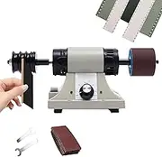 Leather Polishing Burnishing Machine, Electric Sander Polisher, Leather Edge Grinding Machine with Flexible Shaft Handle, 500-8000RPM, for All Vegetable Tanned Leather Products