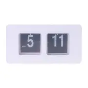 Retro Auto Flip Clock Number Classic Stylish Modern Desk Wall Clock