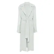 [Alberta Ferretti] Alberta Ferretti Belted Coat 42 IT GREEN