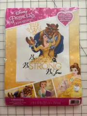 Dimensions Disney BE BRAVE Belle Beauty & the Beast Cross Stitch Kit