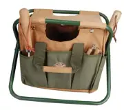 Canvas Tool Bag and Stool Carry-all