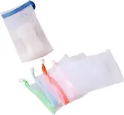 Ipetboom 5pcs Soap Mesh Bag Sisal Soap Bag Soap Mesh Holder Soap Dish Can Foam Exfoliating Soap Bag Mesh Soap Bags for Soap Bars Soap Washing Bag Exfoliating Mesh Soap Saver