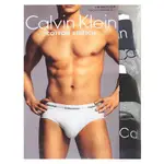 CALVIN KLEIN 灰色舒適棉質三角內褲/一組三入-S~XL號