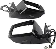 Gearwell Rear View Mirror, Side Mirror Assembly Set Compatible with W164 Memory Function Heated Mirror Replacement
