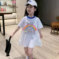 在飛比找蝦皮商城優惠-【YAOEENH】80-160CM 韓版女童洋裝 中大童洋氣