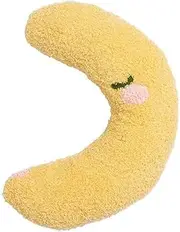 Little Pillow for Cats Neck Protector Deep Sleep Puppy U-Shaped Pillow Kitten Headrest for Cats Indoor,Yellow