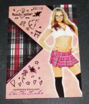 2018 Benchwarmer JENNIFER ENGLAND Hot For Teacher #69 Pink Foil/10 DODGEBALL Hot