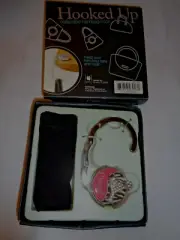 Collapsible Handbag Hook Hooked Up Keep Purse Safe & Clean Pink Cheers! Design