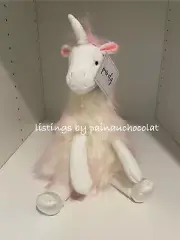 NWT Purely Luxe Unicorn Pink Tip Plush AURORA Stuffed Animal 12”
