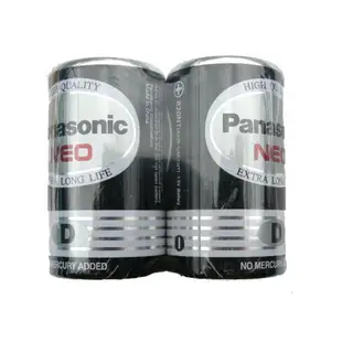 國際牌1號碳鋅電池『2入』Panasonic環保碳鋅電池1號電池【GU247】 123便利屋