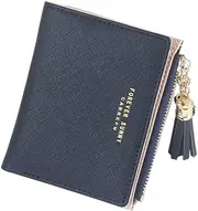 [Belsmi] Rfid Blocking Women Leather Wallet Lady Clutch Purse Zipper Pocket Card Holder Organizer Lightweight Bifold Wallets