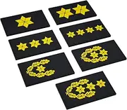 [PATCHFORCE] Patch Force - Rank Badge Director at The Police Headquarters (B3) Higher Service (HD) - As a Badge for Police Uniform, Protective Vest, Insert Bag, Jacket or Backpack - Rubber Velcro Patch