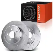 2xRear Drilled Brake Rotors for Chrysler 2005-2021 Dodge Challenger 09-21Charger (for: Chrysler)