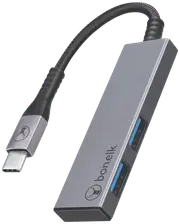 Bonelk USB-C to 2 Port USB 3.0 Hub (Space Grey)