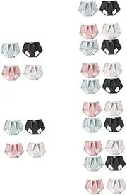 minkissy 28 Pcs Cotton Underwear Menstrual Briefs for Female Menstruation Pants Organic Period Brief Menstruation Underpants Cotton Leakproof Underwear Ladies Lingeri Women Pure Cotton