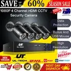 Infrared CCTV Security Camera 1080p Home Video Surveillance System Night Vision