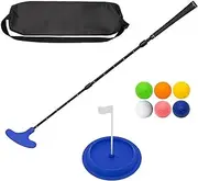 Two Way Golfs Putters With Golfs And Putting Disc Adjustable Length Kids Putters For Right/Left Handed Golfers