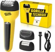 /Gorilla Technique/ 3-in-1 Epilator, Body Hair Removal Device, Cordless Recha...