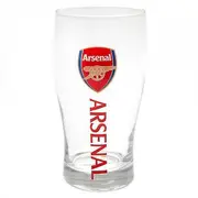 Arsenal FC Crest Tulip Pint Glass Red One Size