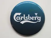 Cool CARLSBERG Brewery Metal Bottle Opener / Magnet ~ Copenhagen, DENMARK ~ NEW