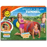 GoPlay! Sprinkle 'N Splash Tunnel Set, 180cm Long Water Play Summer Backyard Kid