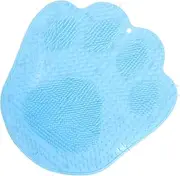 Beavorty Shower Foot Massager Mat with Suction Cups Nonskid Back Scrubber Pad for Foot and Back Cleaning Material for Safe and Durable Use for Bathroom Use