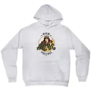 Hoodie - High Voltage Album Design Distressed Hoodie