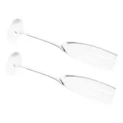 2 Pcs Glass Wedding Glasses Lovers Clear Goblets Stemware Toasting