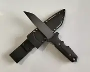 Black,Survival knife, Hunting Knife,Cold Steel Blade