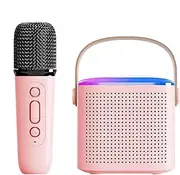 Party Speaker - Premium Karaoke Speaker, Wireless System for Home Entertainment, Microphone Support, Hi-Fi Sound, LED Light Effects, Easy Installation, Perfect for Parties