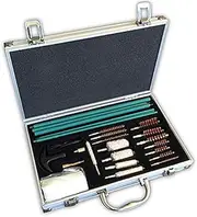 Lazhets Premium Universal Gun Cleaning Kit - 28 Piece Set with Aluminium Storage Case