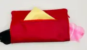 Glasses Case Double Sided for Two Pair with Zipper Soft Full Grain pu Leather
