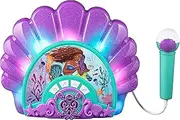 eKids The Little Mermaid Karaoke Microphone with Boombox for Fans of The Little Mermaid Toys, Kids Karaoke Machine with Built in Music