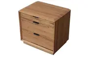 VI Galway Solid Timber 3 Drawer Bedside Table