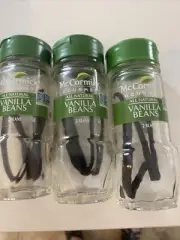 Lot Of 3 McCormick Madagascar Vanilla Beans New-Sealed-