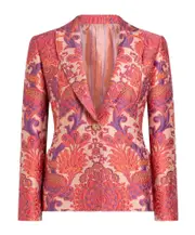 Long-sleeved suit jacket IT44 Salmon pink