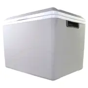 Koolatron Mini Fridge 12V Electric Iceless Cooler and Warmer, 34L Portable Car Fridge Refrigerator For Travel, Trucking and Camping (Grey)