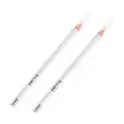 2 Pcs Wedge Tipped Eyebrow Pencil Highlighter White Eyeliner Eyeshadow