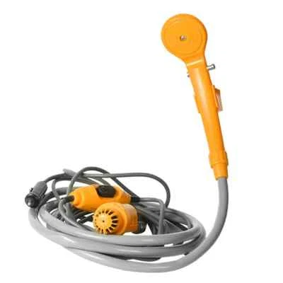Outdoor Shower Kit 12V Camping Showers with Water Pump,Cigarette Lighter Plug