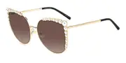 Carolina Herrera HER 0076/S 000/HA Women’s Sunglasses Gold Size 58