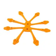 Universal Portable Adjustable OCTOPUS Phone Tripod Phone Holder Camera Holder for Smart Phone ORANGE COLOR