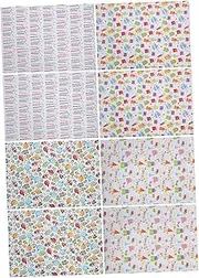 FRCOLOR 8pcs Wrapping Paper Packing Paper Wrapping Supplies Present Paper Flower Wrapping Paper Printing Wrapping Paper Present Wrappers Kraft Wrapping Paper Packing Supplies Cartoon